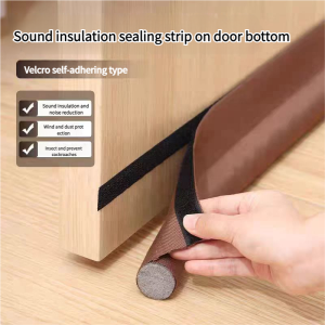 Door bottom sealing strip waterproof strip windproof baffle gap barrier sound insulation strip under the bedroom door
