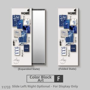 RUIBAHAO | Simple DIY Magnetic Hidden Sliding Wall Mirror