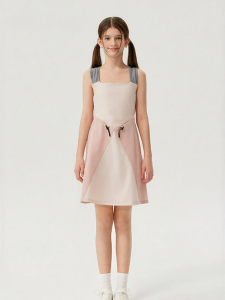 JOLLY BEAN | Contrast Color Straps Sport Vest Dress