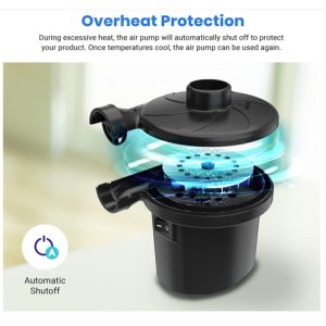 Electric Air Pump Air Portable Pump for Inflatables Couch Pool Floats Home Inflate Deflate for Air Mattress Swimming Pool Air Bed