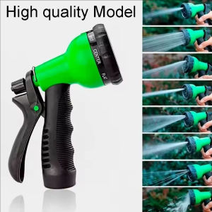 YESPERY Multi-Function Spray Nozzle 8 Modes High Pressure Hose Nozzle for Car Wash & Garden Watering Outdoor Cleaning Tool