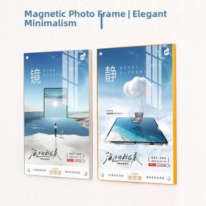 Aluminum Acrylic Magnetic Poster Frame Slim Border