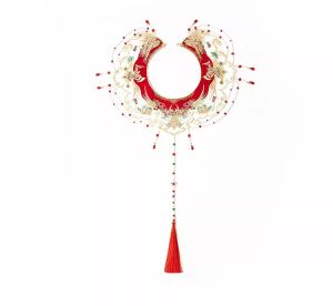 Autumn Winter National Style Versatile Gold Weave Floral Makeup Horse Face Skirt A-Line High Waist Long Chinese Fashion