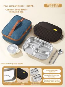 YOULUNMEI | Portion Control Bento Box Meal Prep