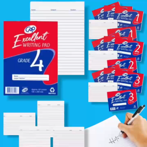 BINLU 10pcs Excellent Writing Pad Grade 1 2 3 4 School Supplies Wholesale Bundle Price 80 Leaves for Students Primary Back to School Essentials Gamit sa Eskwela Sulit Mura Deal Ready Stock Manila COD Fast Shipping Top Quality Items