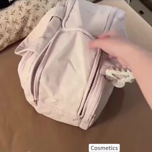Travel Makeup Bag Large Capacity Cosmetic Organizer With Handle Multi Compartment Toiletry Storage Bag For Women