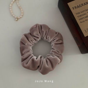 Vòng Nhỏ Thực Dụng! Dây Buộc Tóc Nhung Tơ Phụ Kiện Tóc Phụ Kiện Tóc Ngắn Buộc Tóc Buộc Tóc Đàn Hồi Cao Dây Buộc Tóc Búi Tóc Sau Đầu Hàn Quốc
