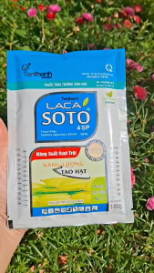 [TRUNG THIEN THINH] LACA SOTO 4SP gói 100 gram giúp vô gạo chắc tới cậy nặng ký dưỡng xanh lá đòng