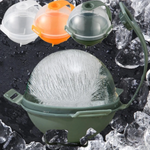 Round Ice Hockey Mold Bar Party Kitchen Whisky Cocktail Ice Ball Making Moulds Food Grade PP Material Household Ice Maker Tool