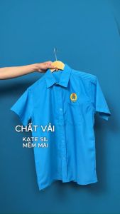 Áo sơ mi Công Đoàn Việt Nam chất vải kate sil thoáng mát VNO144