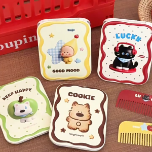 Gương tặng lược nhỏ xinh con vật cún mèo 3d đáng yêu thời trang nữ học sinh mới lạ đẹp rẻ phong cách