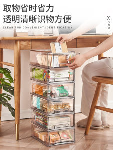 กล่องเก็บของแบบลิ้นจี่ใสสำหรับจัดระเบียบของใช้ในชีวิตประจำวัน ชั้นวางของสำหรับห้องนอนสไตล์ญี่ปุ่น อุปกรณ์เรียบง่ายสำหรับใช้ในชีวิตประจำวัน