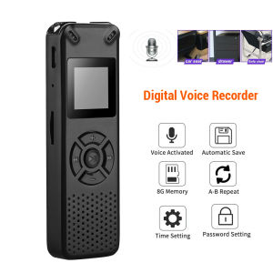 BOBLOV V91 Portable Mini Body Digital Voice Recorder Device with Noise Reduction 32GB Small Rechargable Audio Recorder MP3 Player Voice Activated HD PCM Recording for Teaching/Court/Evidence/Meeting