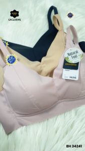 Sorex Bra Exclusive Natural Feel Busa Tanpa Kawat Kait 3 Setara Cup B Cup 3/4 Bra BH 34241
