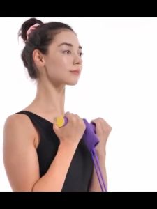 【รหัส】【จัดส่งฟรี】ที่ดึงแบบเหยียบเอวเล็กเชือกดึงกีฬาเชือกความต้านทานฟิตเนสและเข็มขัดแรงต้านคันเหยียบสำหรับฟิตเนส