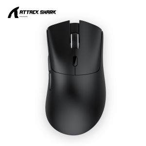 Chuột Không Dây Attack Shark R1 18000dpi 1000Hz PAW3311 Kết Nối Ba Chế Độ Bluetooth Chuột Chơi Game Có Thể Sạc Lại Với Chức Năng Macro