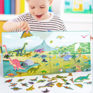 Đồ Chơi Lắp Ráp Từ Tính Giáo Dục Sớm Dinosaur Engineering Đồ Chơi Giáo Dục Cho Trẻ Em Từ 2-10 Tuổi Đồ Chơi Lắp Ráp Hình Động Vật