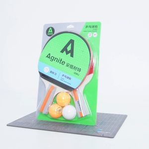 Agnite Table Tennis Paddle / Bet Pingpong / Bat Tennis Meja Regular Level Isi 2 Gratis Bola pingpong High Quality F2320