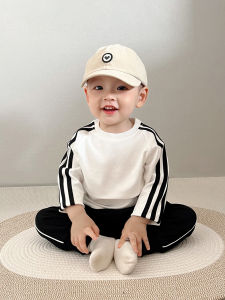 Bộ Đồ Thể Thao Mùa Thu Đông Cho Bé Trai Bằng Vải Nhung Siêu Mỏng Bộ Đồ Hai Mảnh Thời Trang Thoải Mái Dễ Thương Mặc Thường Ngày