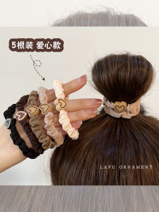 Dây Buộc Tóc Đuôi Ngựa Cao Đàn Hồi Dây Cao Su Bền Cho Phụ Nữ Phụ Kiện Tóc Thời Trang Dây Buộc Tóc Bằng Da Dây Buộc Tóc