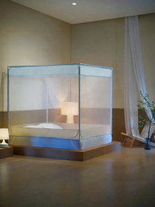 Mercury | Bed-side Enclosed Mosquito Net For Home Easy Install