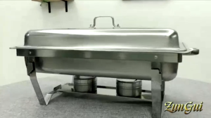 KT WARE Full Size Chafing Dish 18.0 (Horse) Buffet Set Catering Berkas Lauk Buffet Tray Function Food Tray Jamuan Tray