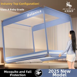 JIFANPAUL | Fall Prevention & Mosquito Netting Baby Bed Guard Rail