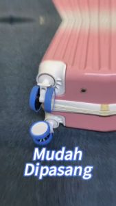 Travel Star TA009 (8 Pcs Set) Luggage Wheels Cover Silicone Protector Casters Reduce Noise Reduce Wheel Wear