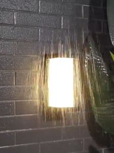Modern Outdoor Wall Lights for House LED Black Exterior Lighting Fixtures Rectangular Modern Front Porch Light Fixtures 12W Outdoor Wall Light Fixtures Wall Mount IP65 Waterproof Outdoor Wall Sconce Warm Light