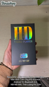 Ruizu H12 - Máy Nghe Nhạc Xem Video Màn Hình Cảm Ứng IPS 4.8 Inch Android 10 Bluetooth 4.2 Kết Nối Wifi Thời Lượng Pin 20H