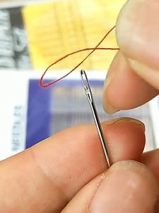 Bộ Vá Mới Xỏ Chỉ Có Dây Móc Trong Đuôi Mở Bằng Thép Không Gỉ Dành Cho Người Lớn Tuổi -AENEA