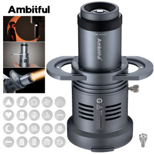 Ambitful AL20 Focalize Conical Snoot Optical Condenser Art Special Shaped Beam with for Mini Bowens Godox Yongnuo Zhiyun Mount