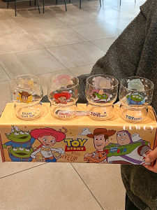 Borosilicate Glass Aesthetic Water Cup Set