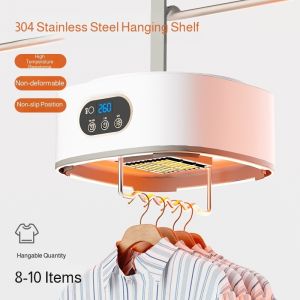 Portable Clothing Dryer Electric Portable Clothes Dryer UV Sterilization Folding Portable Clothing Dryer Foldable Laundry Dryer