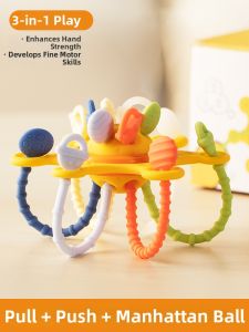 lekate | Pull Teething Toy For Babies 0-12 Months