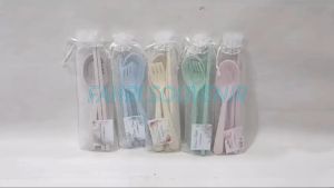 Souvenir Pernikahan Sendok Garpu Sumpit Go Green Lokal Kemasan Tile Isi 50 pcs