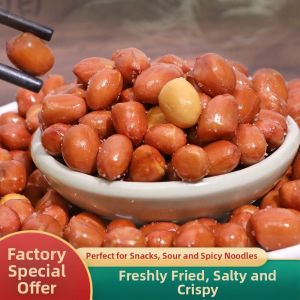 Savory Fried Red Skin Peanuts Snack Salted Canned