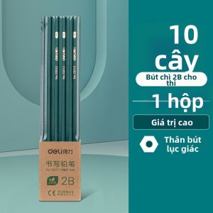 deli | Bút Chì Viết HB Không Chứa Độc Tố Cho Học Sinh