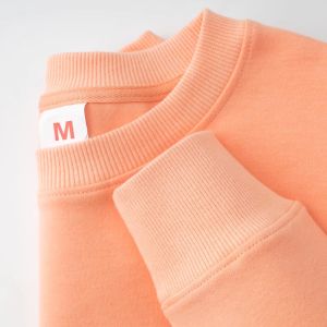 Heavyweight round Neck Sweatshirt Baby Blue Casual Loose Bottom Base Shirt for Men And Women Spring Season Regular Sleeve