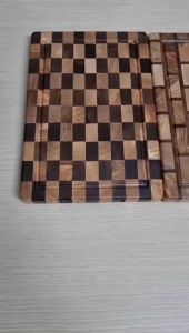 Thớt Gỗ Ash - Walnut Thương Hiệu VIVUCHEF - An Toàn Thực Phẩm Hình Chữ Nhật Hình Tròn Đủ Size