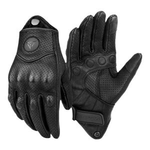 MOTOWOLF | Breathable Anti-Fall Leather Gloves For Motorcyclists