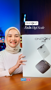 ONPOINT - Timbangan Badan BMI Body Fat AXIS DIGI SCALE Rechargeable with Bluetooth Android / IOS | Smart Digital Scale 8 Electrode Full Body Analysis ON POINT