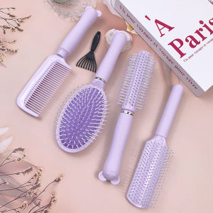 Portable Ladies Massage Comb Anti-static Hair Care Tool Long Hair Curling Brush Fluffy Airbag Student Dormitory Hair Comb