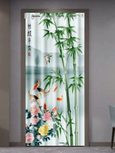 Không Khoan Rèm Cửa Phân Vùng Rèm Chặn Gió Vải Sử Dụng Tại Nhà Vệ Sinh Phòng Thay Đổi Nhà Bếp Phòng Tắm Nhà Dệt Màn