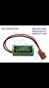 Pin CR17335SE-R A98L-0031-0006 A02B-0177-K106 3V 1500mAh dùng cho máy CNC Fanuc - Mới 100%