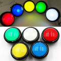 1 Piece Big Dome Push Button 100mm Round 12v Illuminated Led For DJ Vidoe Arcade Game Machine Buzzer Self Resetting Switch. 