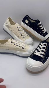Divine Shoes IMPORT Sepatu Wanita Canvas / Sneakers Trendy Korea Style 6190 Ukuran 35-40