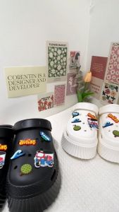 รองเท้าแตะ Y-Roon รุ่น Y73 ลายตุ๊กตุ๊กไทยแลนด์ สีขาว/ครีม/ดำ ขนาด 36-40 พื้นหนา 4cm โพลิเทน เบา สบาย ใส่เดินไม่เมื่อย