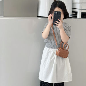 INS Square Bag Kids Messenger Bag Girl Western Style Cute Outing Small Backpack Exquisite Korean Girl Coin Purse