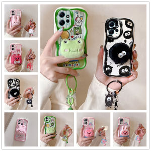 Phone Case Redmi Note 12 Pro + Note 11S Note 11 Pro 4G 5G Redmi A2 A1 12C Cute Plush Doll Cartoon Casing Lens Protection Silicone Soft Cover with Pendant Ring 2024